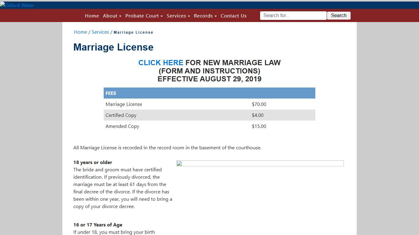 Marriage License - Colbert County Probate Office